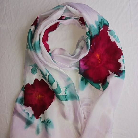 100% Silk scarf - Picture 1 of 2